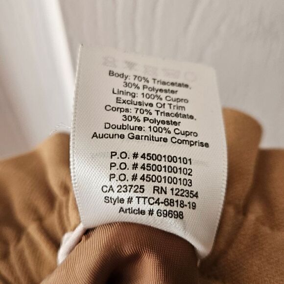 Aritzia Wilfred Kari Pant Cropped, paperbag-waist pants Color:Honey Brown SizeXS - Picture 13 of 13